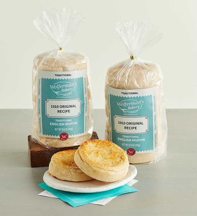 1910 Original Recipe Traditional English Muffins 2 Packages