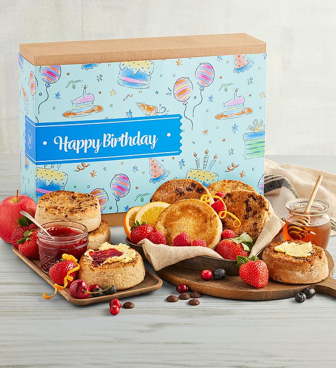 Mix & Match Super Thick English Muffin Birthday Bakery Gift Pick 4
