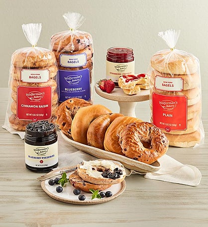 Wolferman's® New York Bagels with Spreads