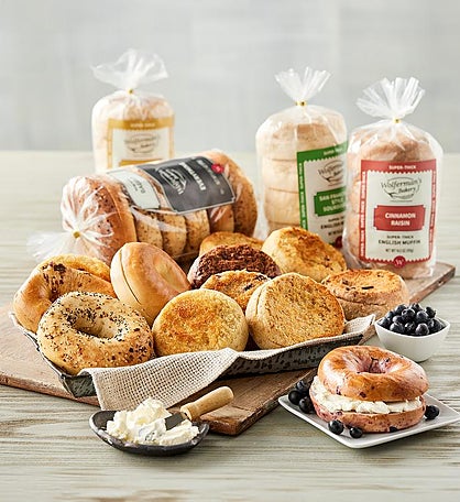 Wolferman's® Super-Thick English Muffins and New York Bagels - Pick 12