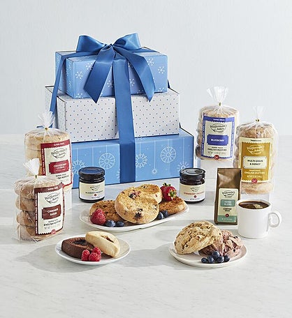 Deluxe Wintertime Bakery Tower