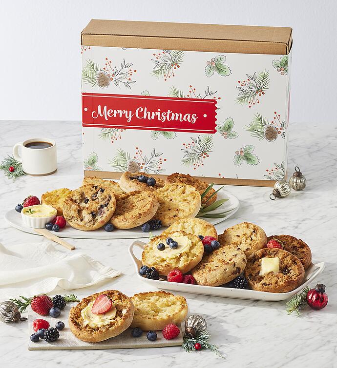 Mix & Match Super Thick English Muffin Christmas Gift Pick 12