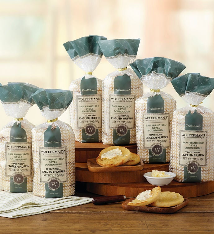 All English Muffin Delivery Mini, Traditional & Thick Wolferman's