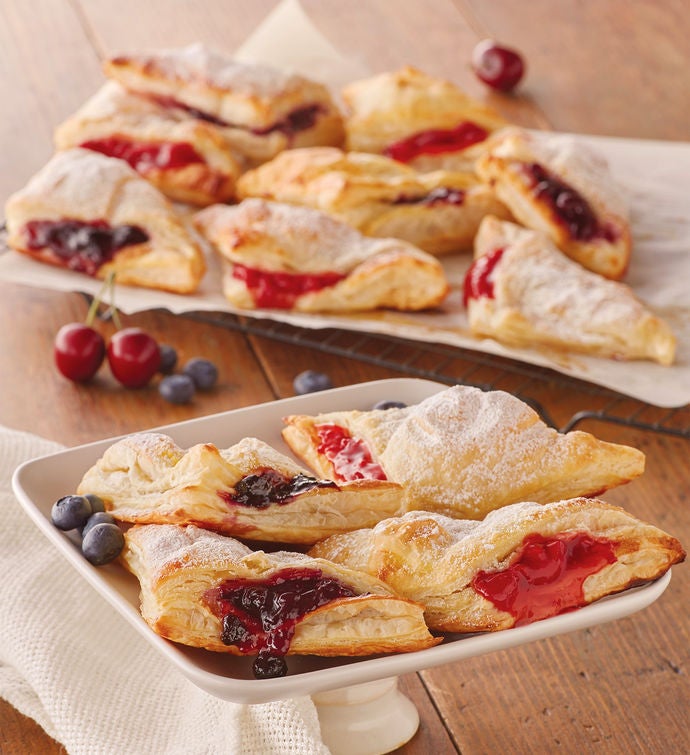 Blueberry and Cherry Turnovers