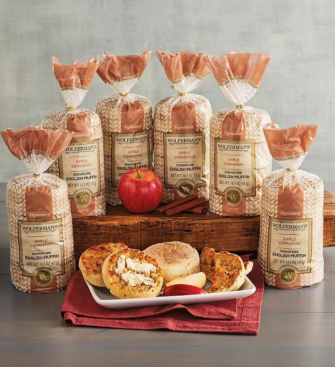 Apple Cinnamon Super Thick English Muffins   6 Packages