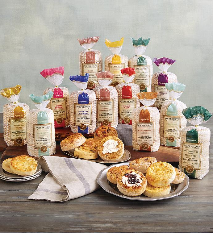 Wolferman's Gourmet Baked Goods, English Muffins & Breakfast Gifts