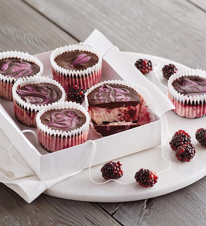 Marionberry Cheesecake Cupcakes