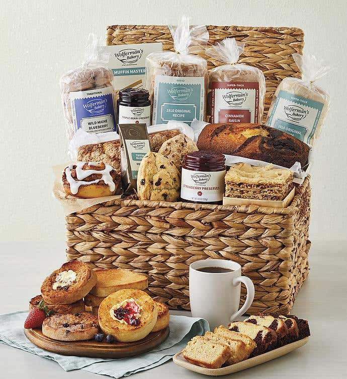 Breakfast Entertainer Basket Breakfast Gift Baskets Wolferman's