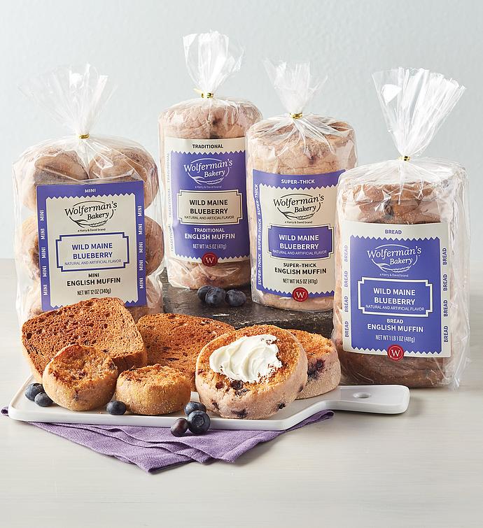 Wild Maine Blueberry English Muffin Variety Pack