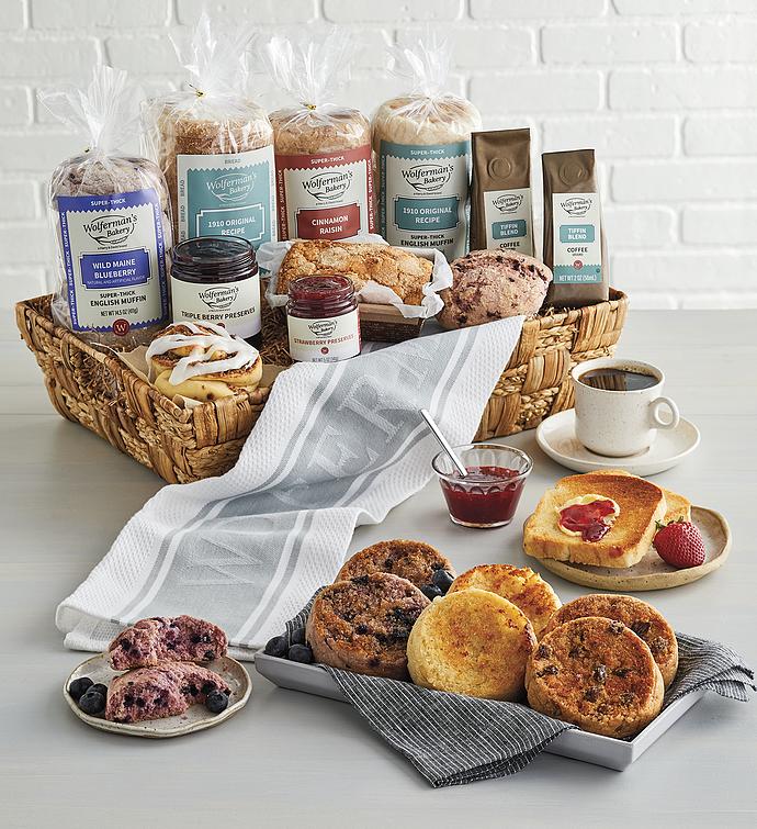 Deluxe Bakery Gift Basket Wolferman's