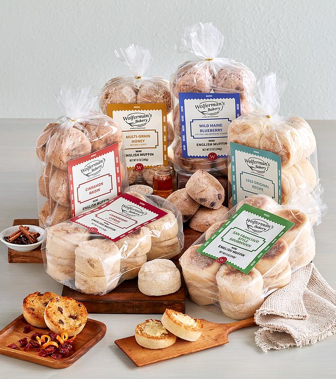 Mini English Muffins Sampler