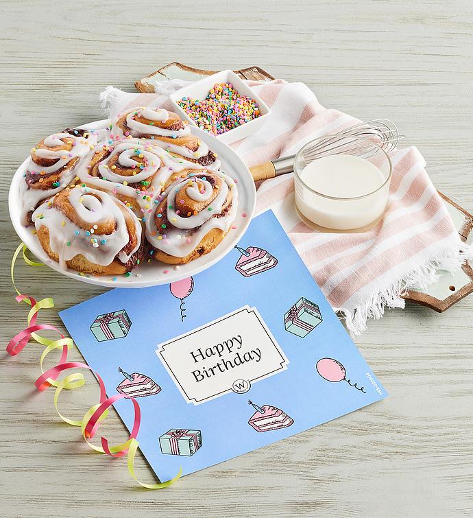 Birthday Cinnamon Rolls