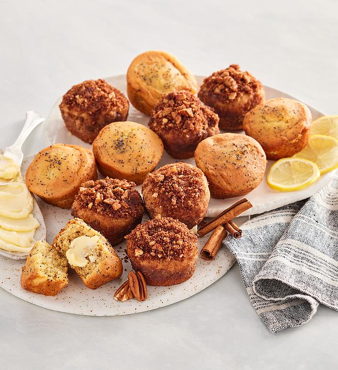 Gluten-Free Lemon Poppyseed and Cinnamon Streusel Muffins
