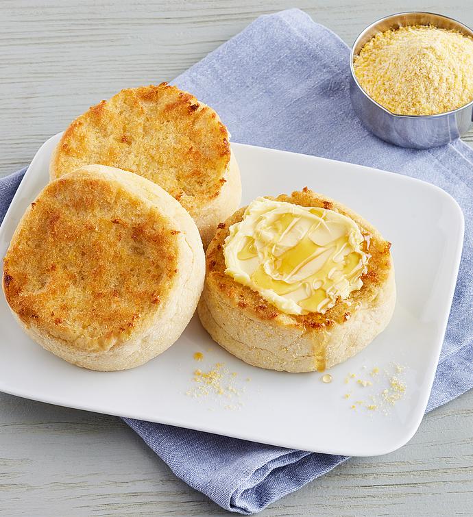 Corn Meal  Super Thick English Muffins