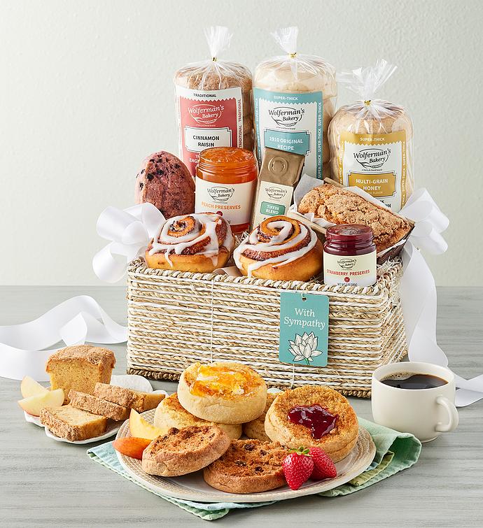 Deluxe Sympathy Bakery Basket