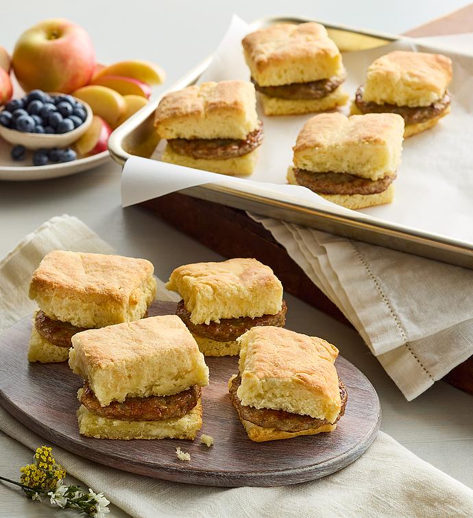 Sausage Biscuit Sandwiches