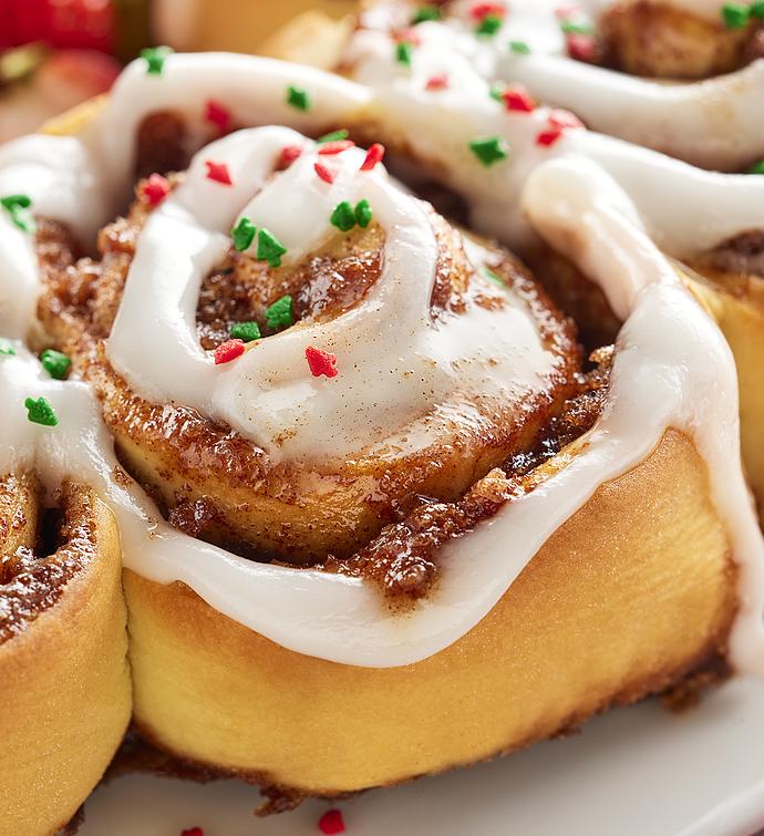 Holiday Cinnamon Roll Wreath