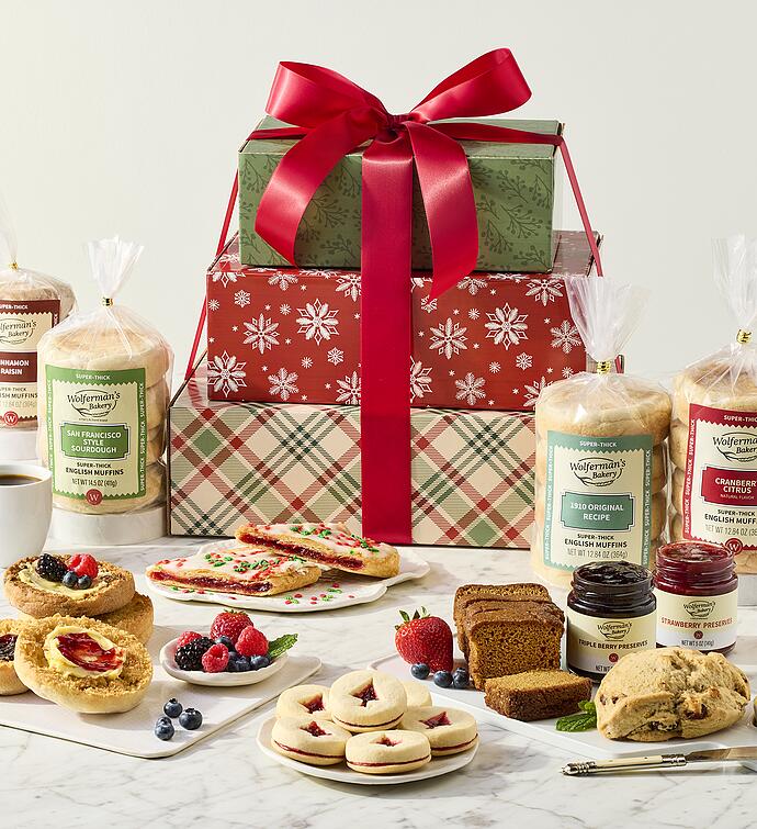 Deluxe Christmas Cheer Gift Tower