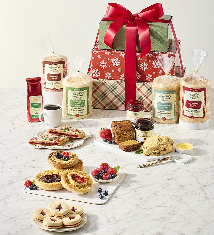 Deluxe Christmas Cheer Gift Tower
