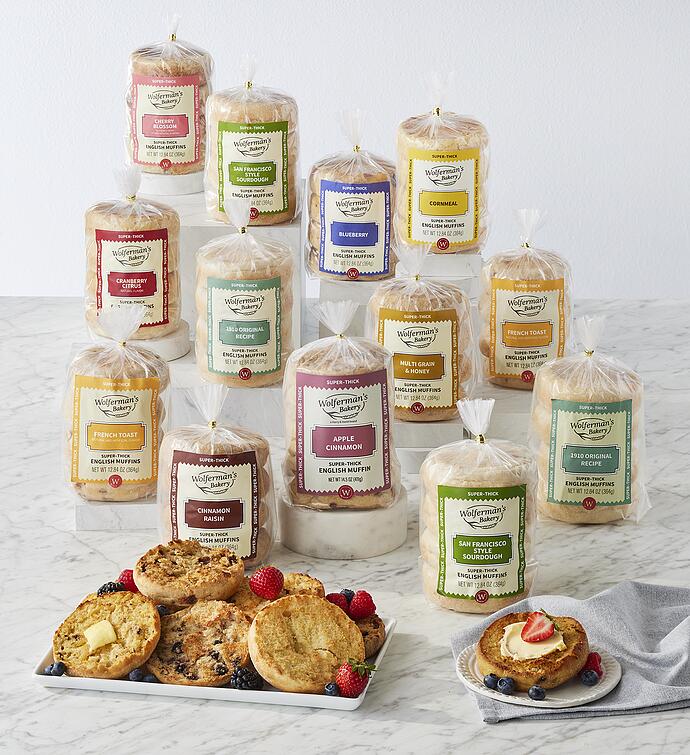 Baker's Dozen Super-Thick English Muffins 