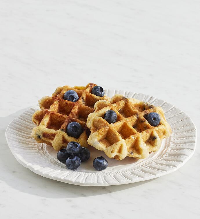 Blueberry   2 Belgian Waffles