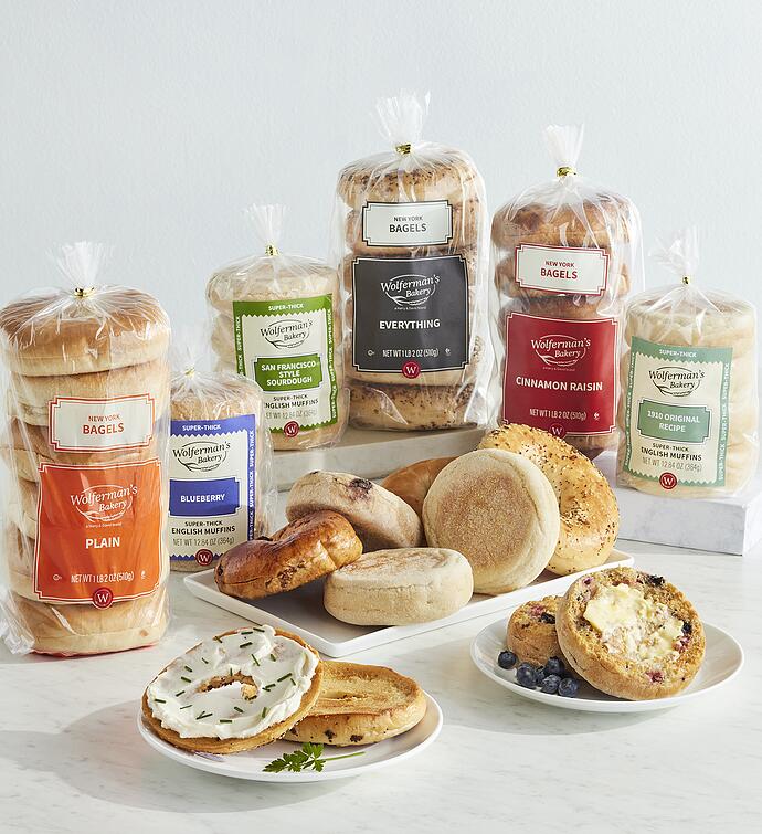 Super-Thick English Muffin & New York Bagel Sampler