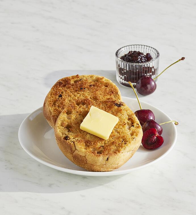 Cherry Blossom   4 Super Thick English Muffins