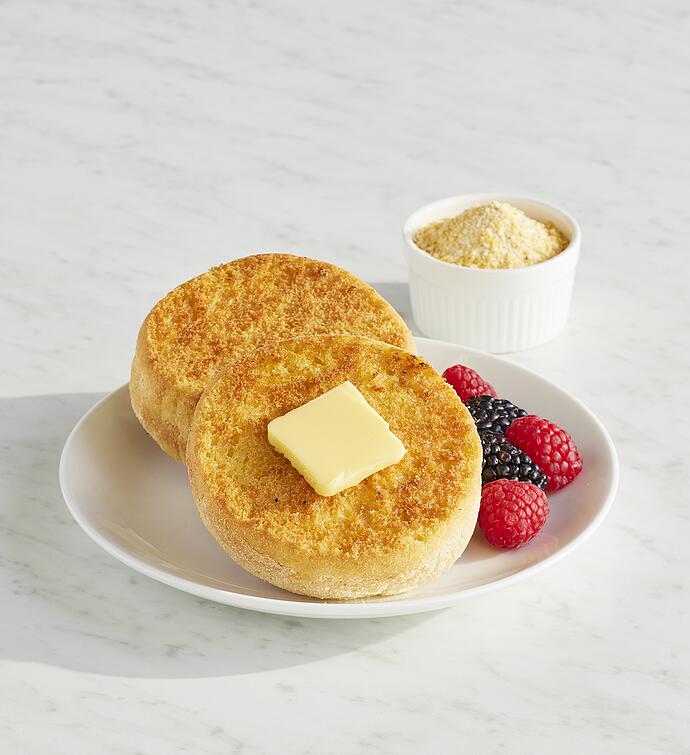 Corn Meal  Super Thick English Muffins