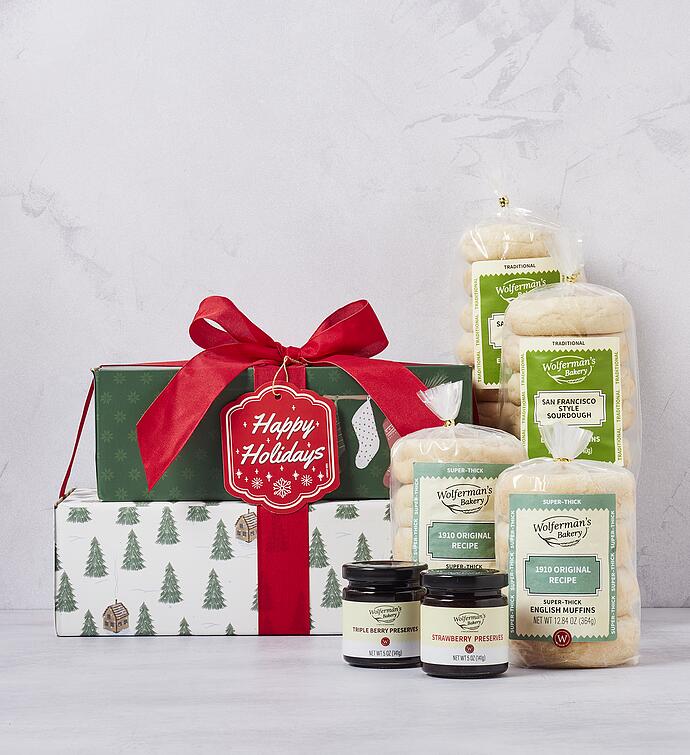 Christmas Morning Bakery Gift Tower